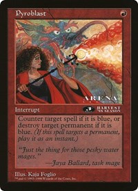 Pyroblast (3rd Place) (Oversized) [Oversize Cards] | Black Swamp Games
