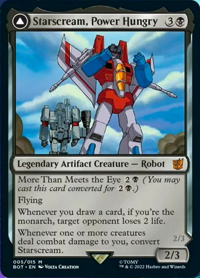 Starscream, Power Hungry // Starscream, Seeker Leader [Transformers] | Black Swamp Games