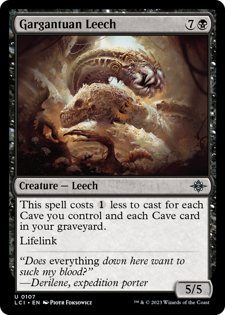 Gargantuan Leech [The Lost Caverns of Ixalan] | Black Swamp Games