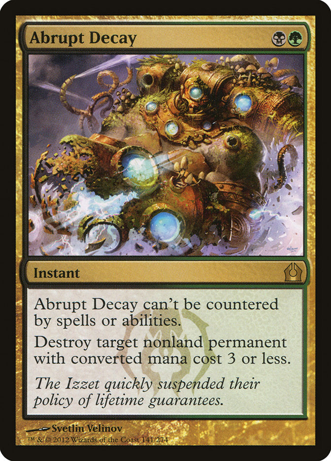Abrupt Decay [Return to Ravnica] | Black Swamp Games