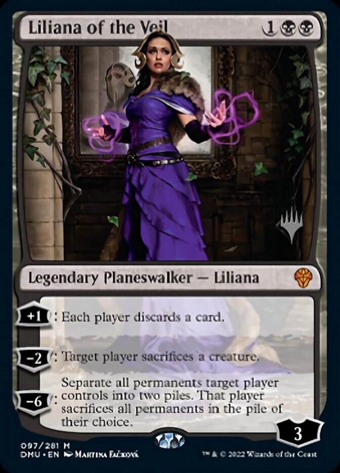 Liliana of the Veil (Promo Pack) [Dominaria United Promos] | Black Swamp Games