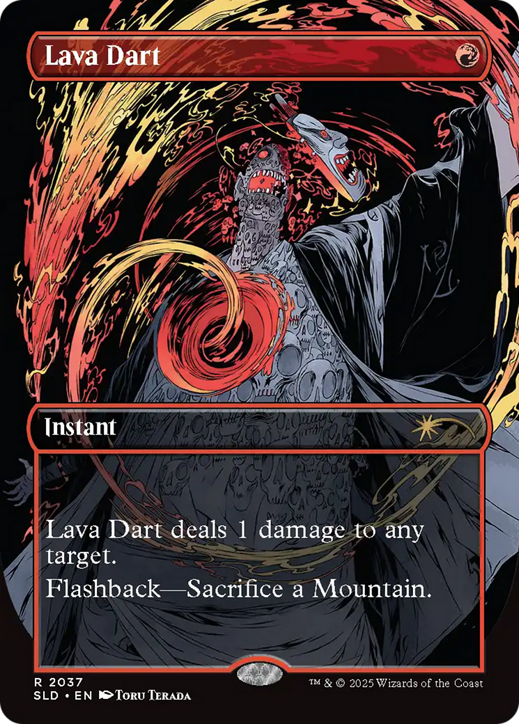 Lava Dart (Rainbow Foil) [Secret Lair Drop Series] | Black Swamp Games