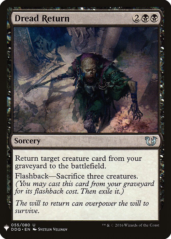 Dread Return [Mystery Booster] | Black Swamp Games
