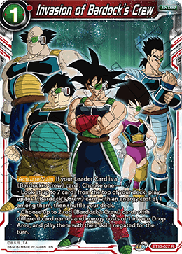 Invasion of Bardock's Crew (Rare) (BT13-027) [Supreme Rivalry] | Black Swamp Games