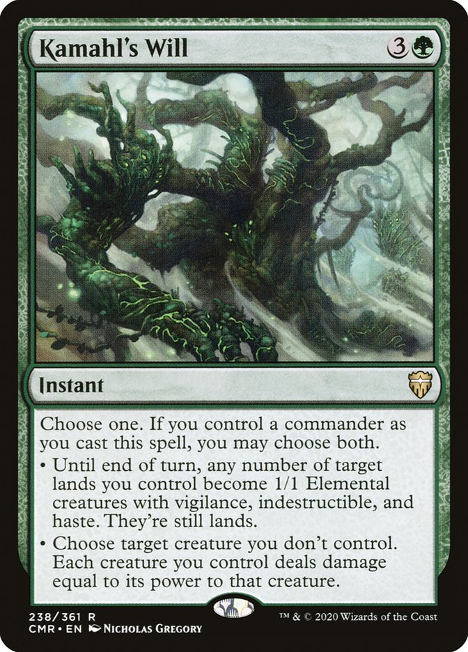 Kamahl's Will [Commander Legends] | Black Swamp Games