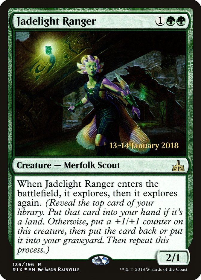 Jadelight Ranger [Rivals of Ixalan Prerelease Promos] | Black Swamp Games