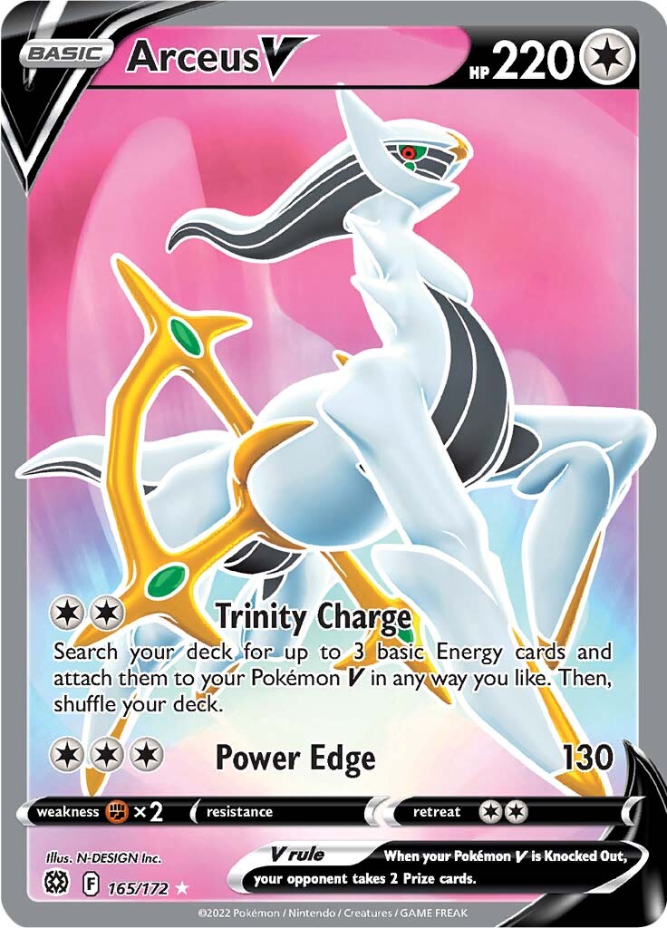 Arceus V (165/172) [Sword & Shield: Brilliant Stars] | Black Swamp Games
