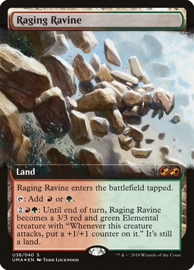 Raging Ravine (Topper) [Ultimate Masters Box Topper] | Black Swamp Games