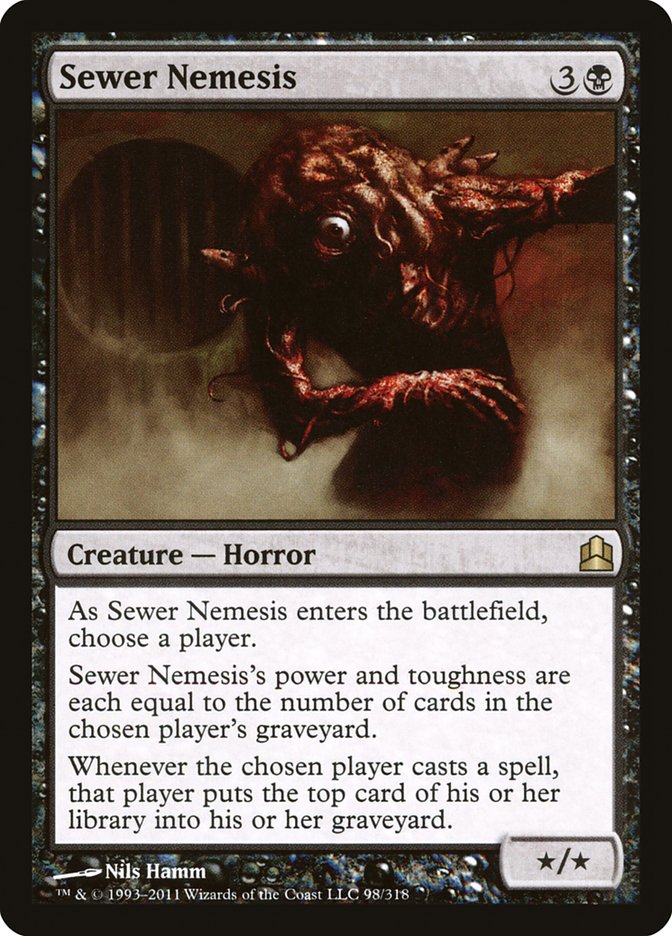 Sewer Nemesis [Commander 2011] | Black Swamp Games