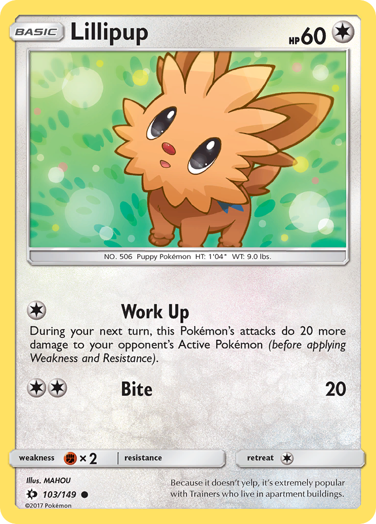 Lillipup (103/149) [Sun & Moon: Base Set] | Black Swamp Games