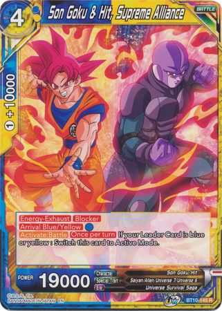 Son Goku & Hit, Supreme Alliance (BT10-145) [Rise of the Unison Warrior 2nd Edition] | Black Swamp Games