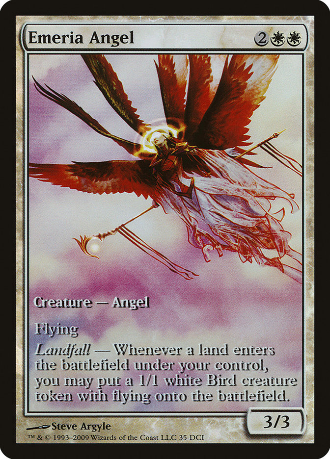 Emeria Angel (Game Day) (Extended Art) [Zendikar Promos] | Black Swamp Games