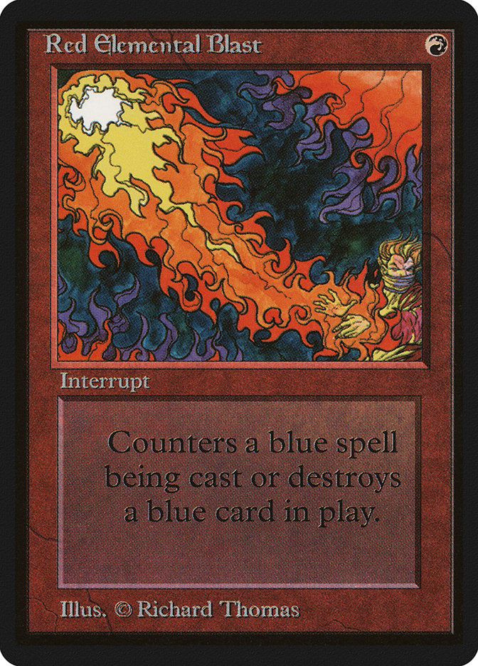 Red Elemental Blast [Beta Edition] | Black Swamp Games