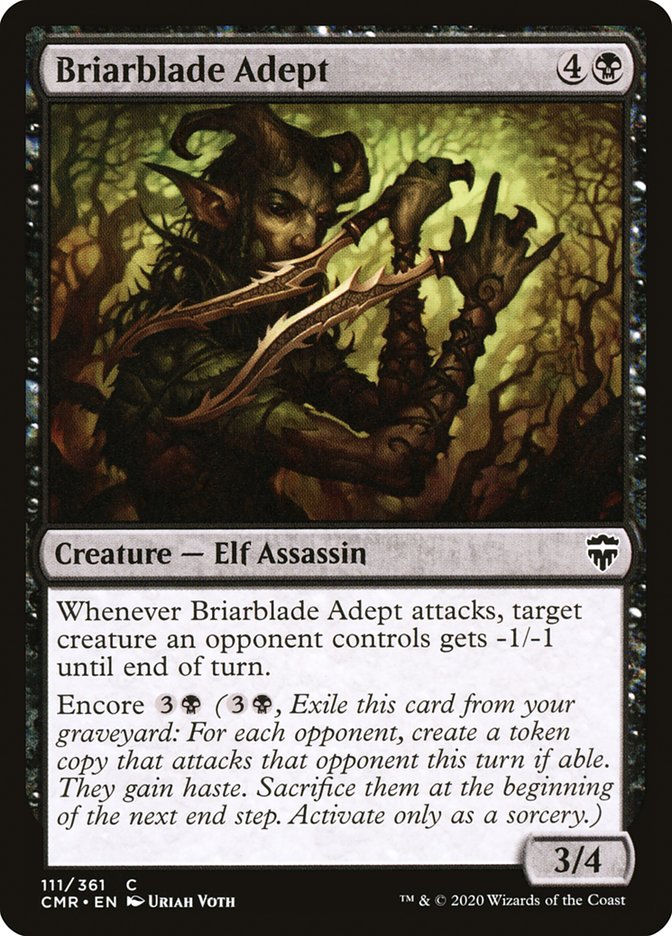 Briarblade Adept [Commander Legends] | Black Swamp Games