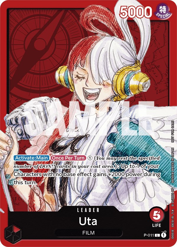 Uta (One Piece Film Red) [One Piece Promotion Cards] | Black Swamp Games