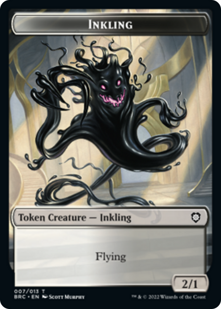 Copy // Inkling Double-Sided Token [The Brothers' War Commander Tokens] | Black Swamp Games