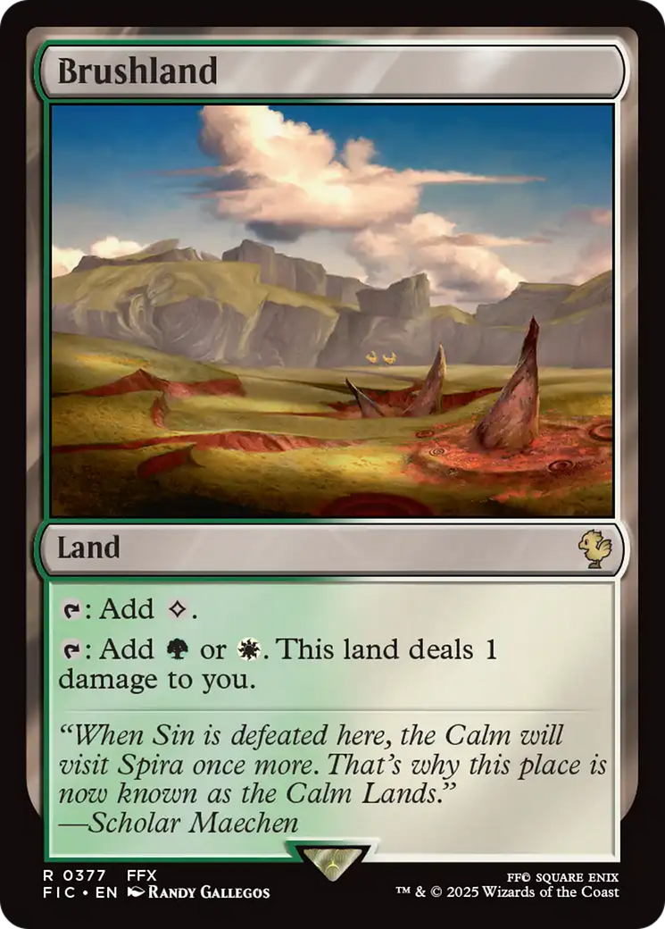 Brushland [FINAL FANTASY Commander] | Black Swamp Games