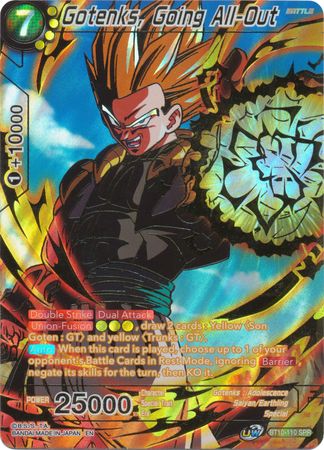 Gotenks, Going All-Out (SPR) (BT10-110) [Rise of the Unison Warrior 2nd Edition] | Black Swamp Games