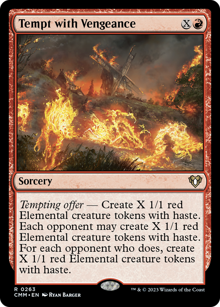 Tempt with Vengeance [Commander Masters] | Black Swamp Games