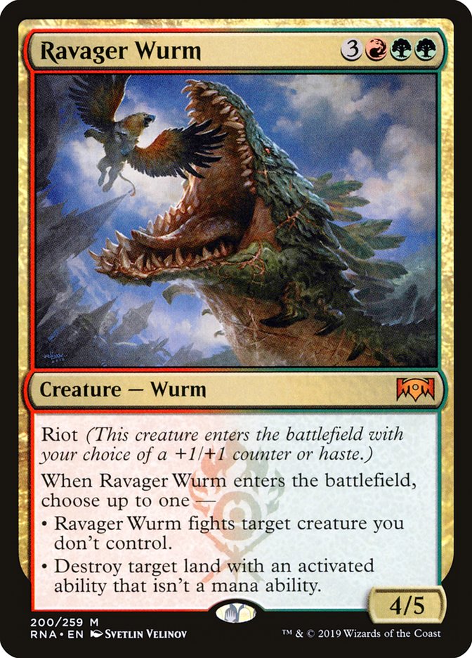 Ravager Wurm [Ravnica Allegiance] | Black Swamp Games