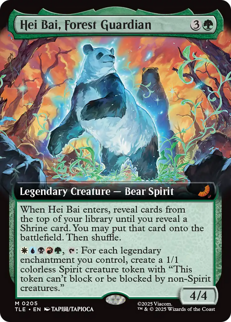 Hei Bai, Forest Guardian (Extended Art) [Avatar: The Last Airbender: Eternal-Legal] | Black Swamp Games