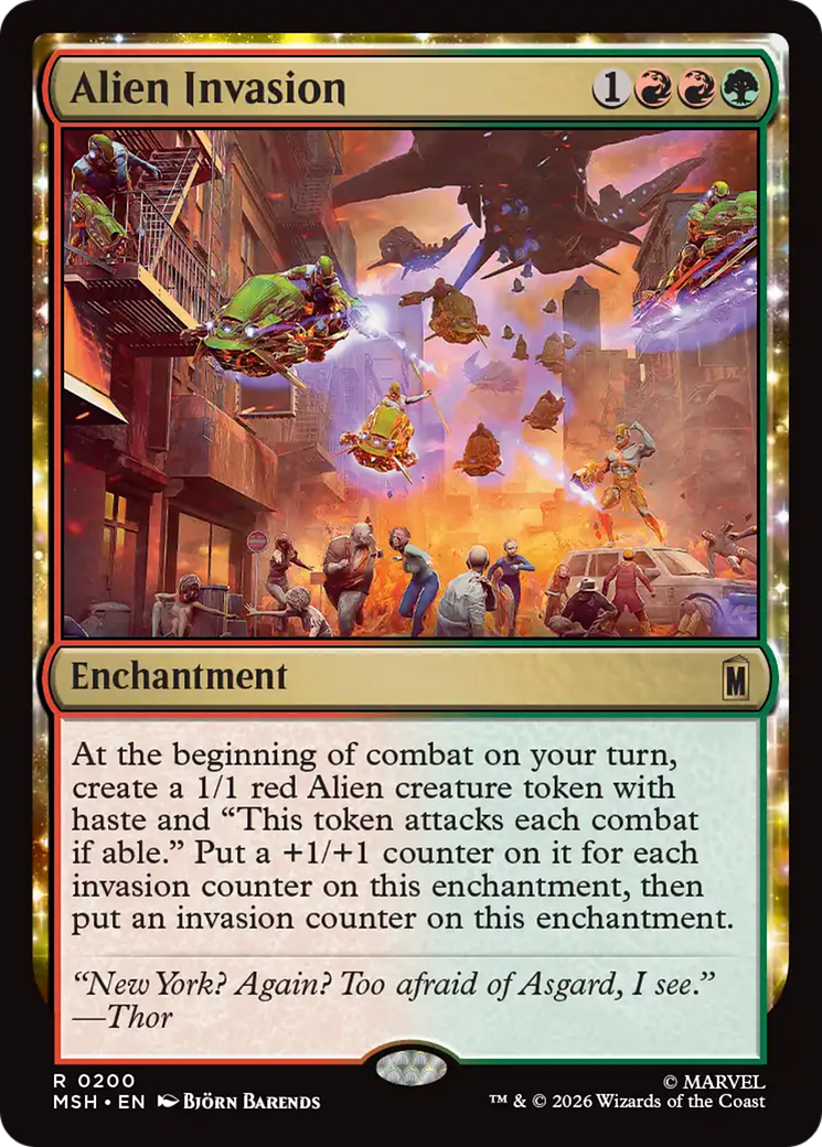 Alien Invasion [Marvel Super Heroes] | Black Swamp Games