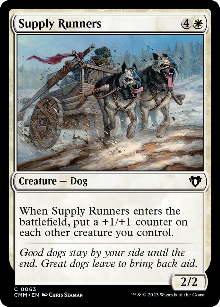 Supply Runners [Commander Masters] | Black Swamp Games