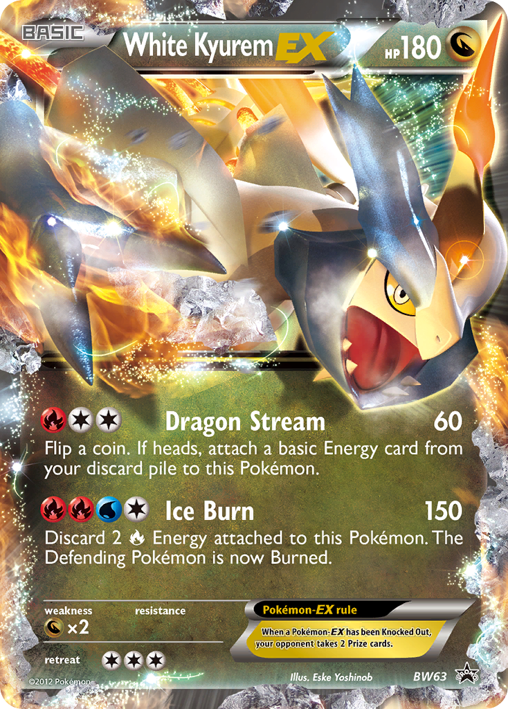 White Kyurem EX (BW63) [Black & White: Black Star Promos] | Black Swamp Games