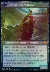Henrika Domnathi // Henrika, Infernal Seer [Innistrad: Crimson Vow Prerelease Promos] | Black Swamp Games