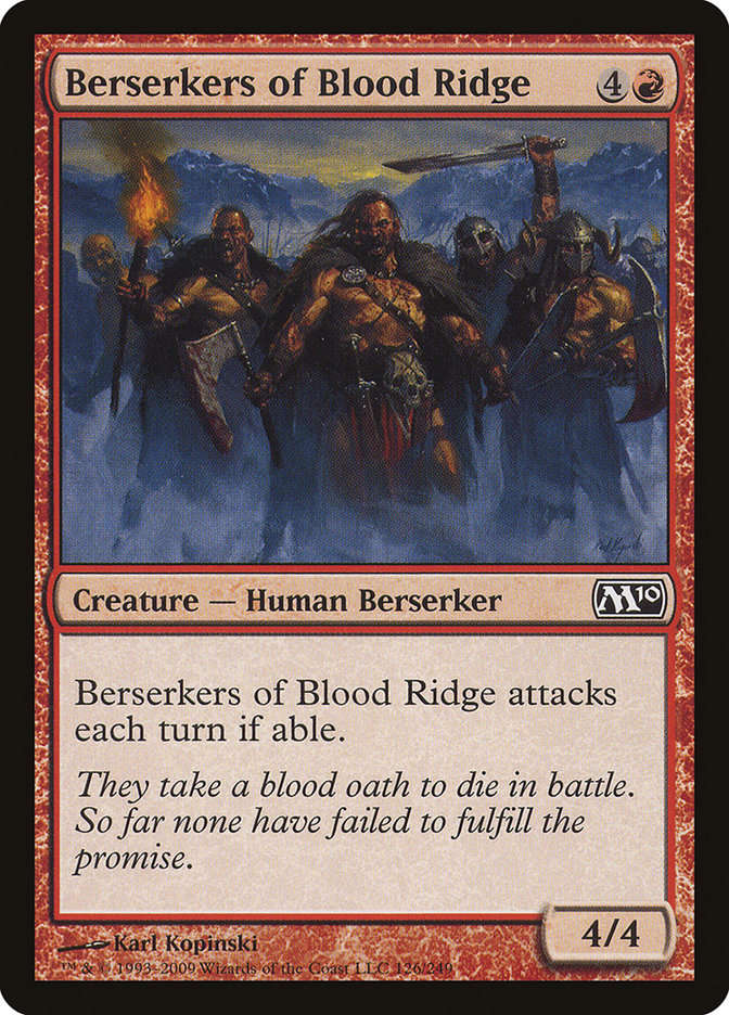 Berserkers of Blood Ridge [Magic 2010] | Black Swamp Games