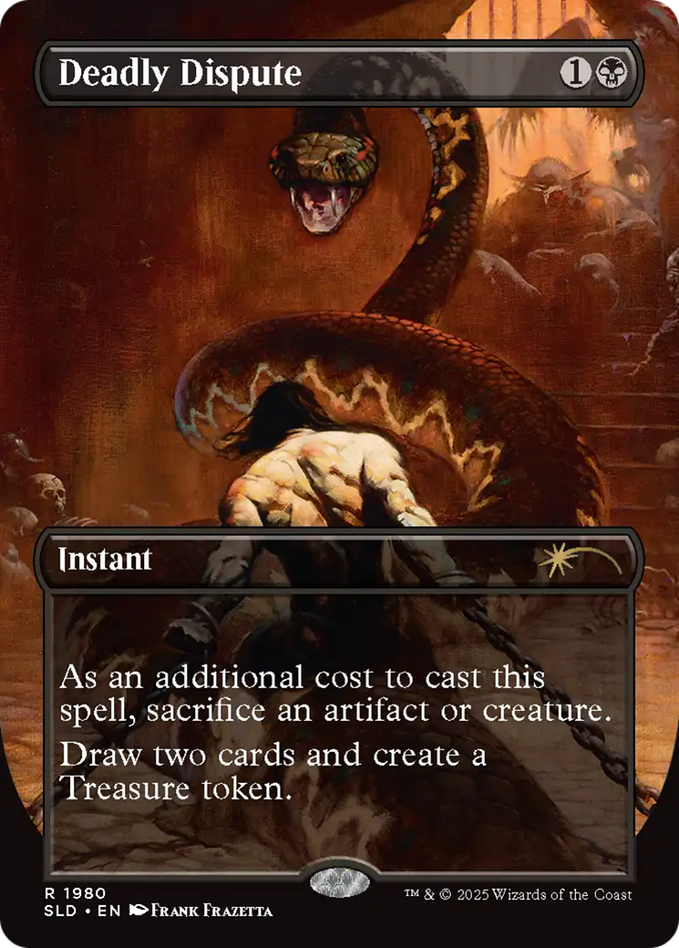 Deadly Dispute (1980) (Rainbow Foil) [Secret Lair Drop Series] | Black Swamp Games