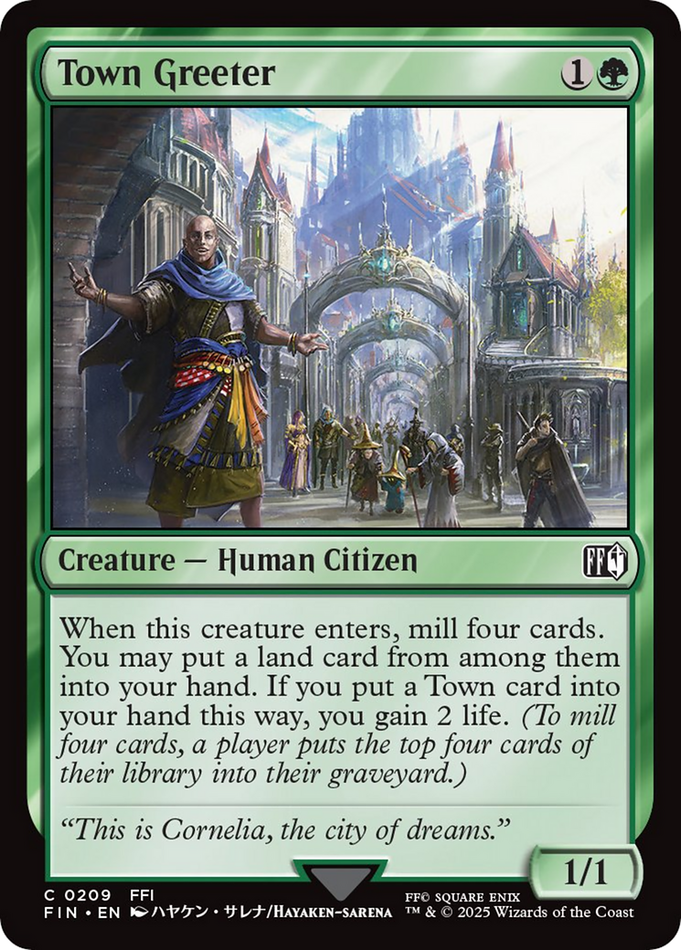 Town Greeter [FINAL FANTASY] | Black Swamp Games