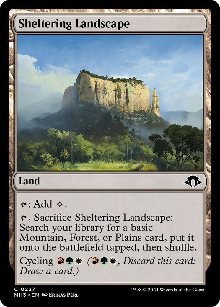 Sheltering Landscape [Modern Horizons 3] | Black Swamp Games