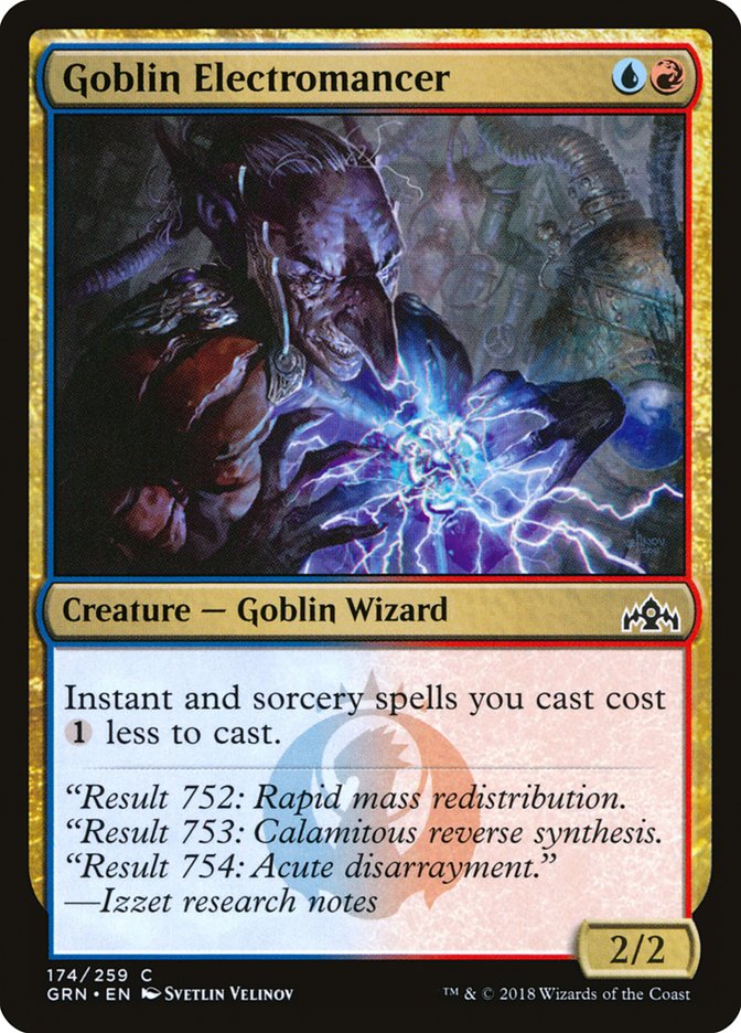 Goblin Electromancer [Guilds of Ravnica] | Black Swamp Games