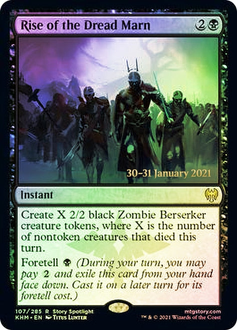 Rise of the Dread Marn [Kaldheim Prerelease Promos] | Black Swamp Games