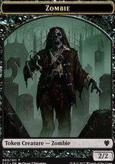 Zombie // Gold Double-Sided Token [Commander 2017 Tokens] | Black Swamp Games