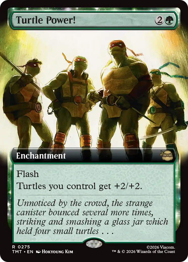 Turtle Power! (Extended Art) [Teenage Mutant Ninja Turtles] | Black Swamp Games