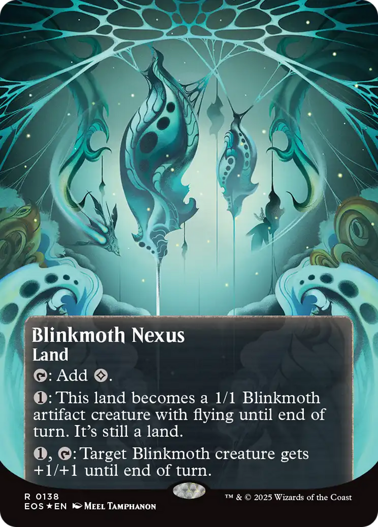 Blinkmoth Nexus (0138) (Borderless) (Galaxy Foil) [Edge of Eternities: Stellar Sights] | Black Swamp Games