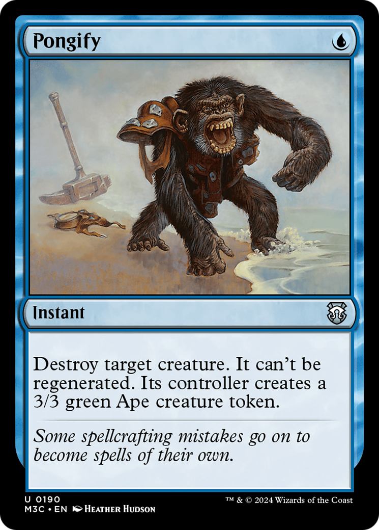 Pongify (Ripple Foil) [Modern Horizons 3 Commander] | Black Swamp Games