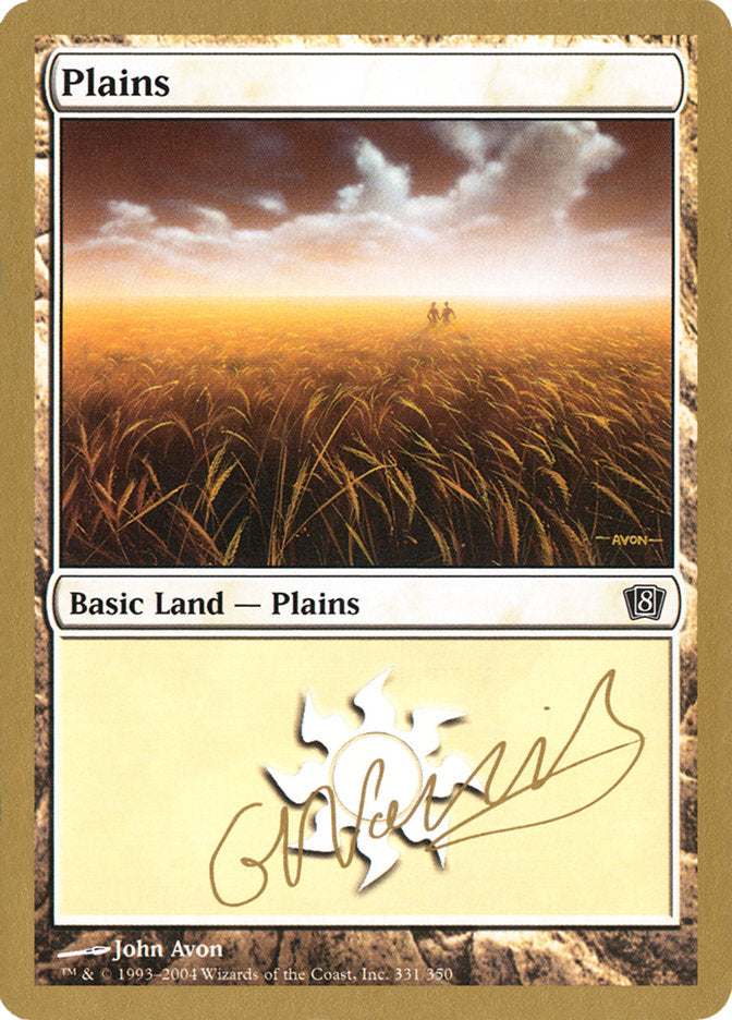 Plains (gn331) (Gabriel Nassif) [World Championship Decks 2004] | Black Swamp Games