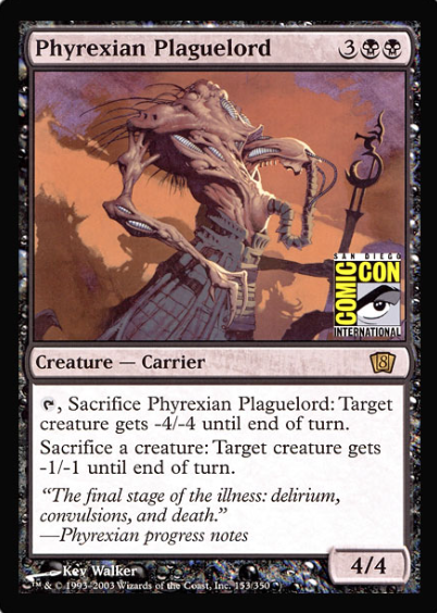 Phyrexian Plaguelord (San Diego Comic Con Oversized) [Oversize Cards] | Black Swamp Games