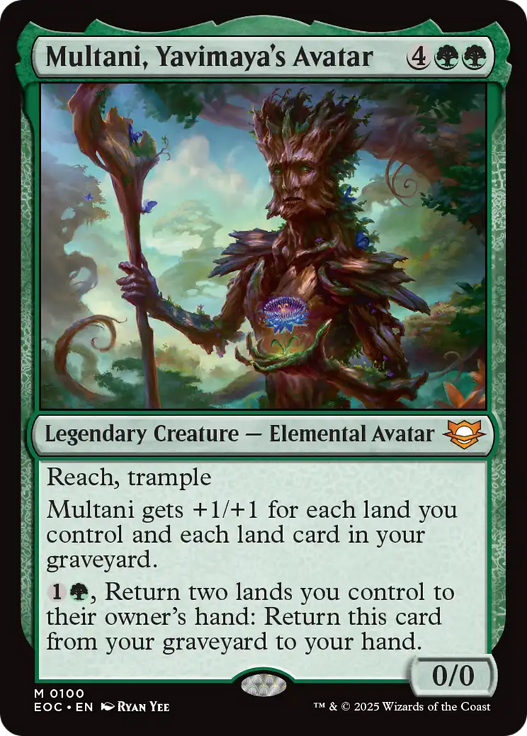 Multani, Yavimaya's Avatar [Edge of Eternities Commander] | Black Swamp Games