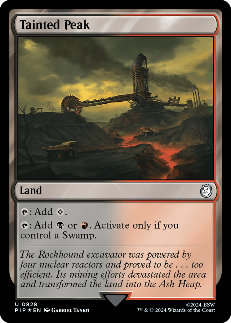 Tainted Peak (Surge Foil) [Fallout] | Black Swamp Games
