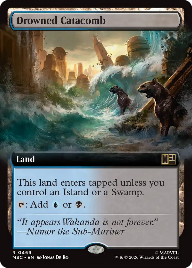 Drowned Catacomb (Extended Art) [Marvel Super Heroes Commander] | Black Swamp Games