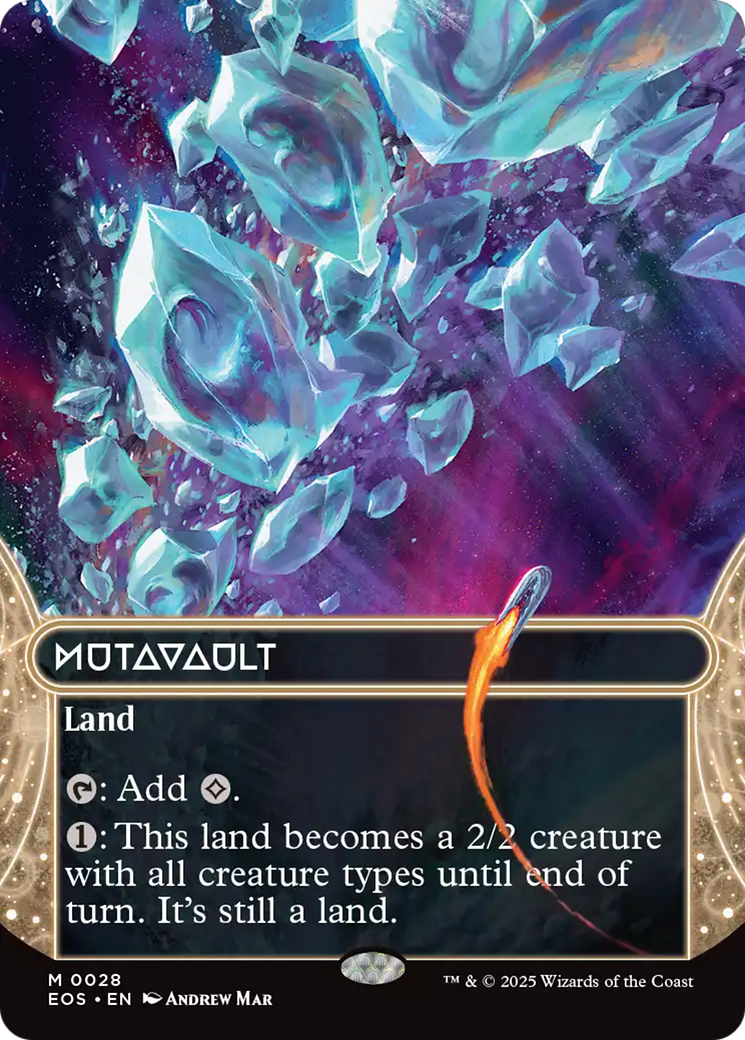 Mutavault (0028) (Borderless) [Edge of Eternities: Stellar Sights] | Black Swamp Games