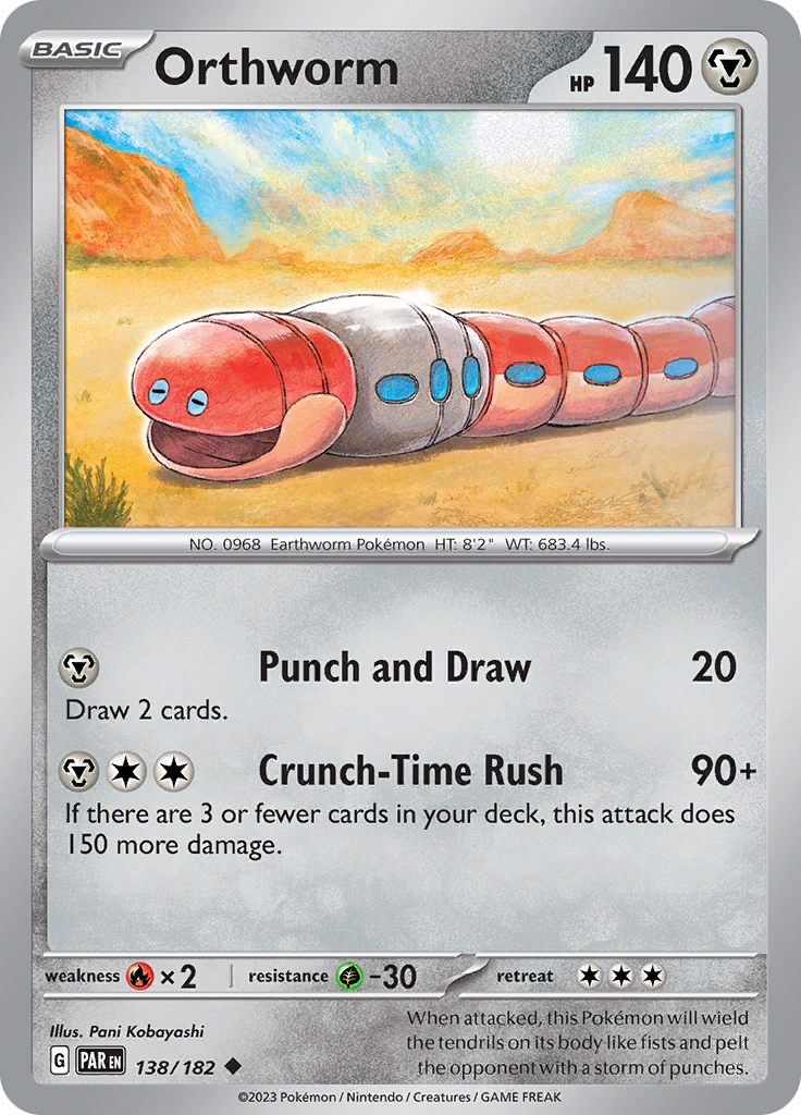 Orthworm (138/182) [Scarlet & Violet: Paradox Rift] | Black Swamp Games