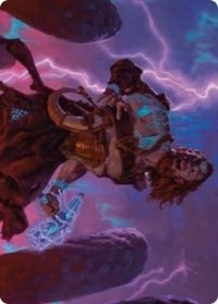 Toralf, God of Fury Art Card [Kaldheim Art Series] | Black Swamp Games