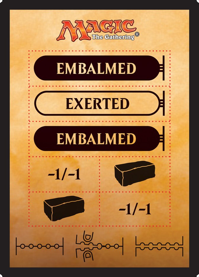 Punchcard [Amonkhet Tokens] | Black Swamp Games