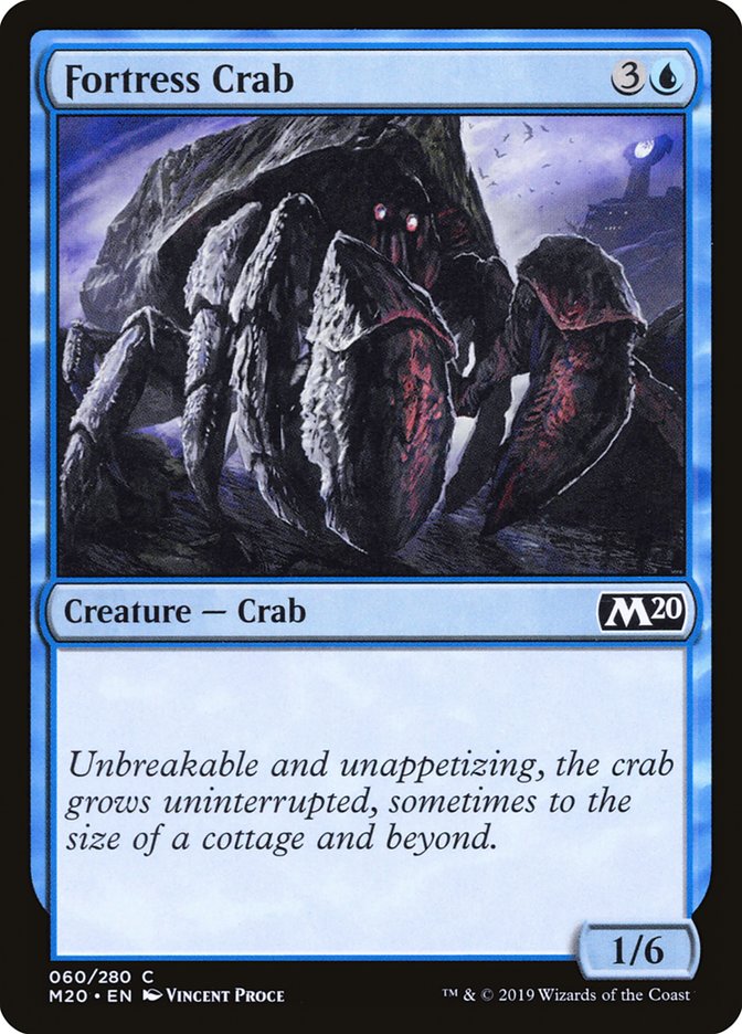 Fortress Crab [Core Set 2020] | Black Swamp Games