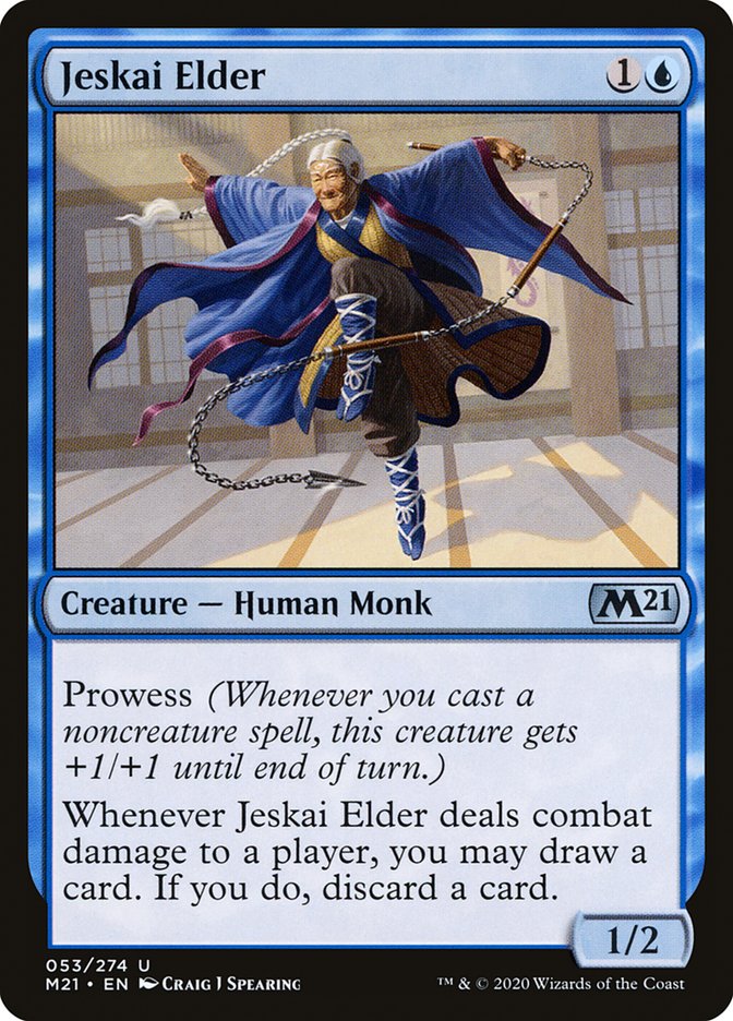 Jeskai Elder [Core Set 2021] | Black Swamp Games